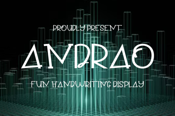 Andrao: A Display Typeface for Modern Campaigns