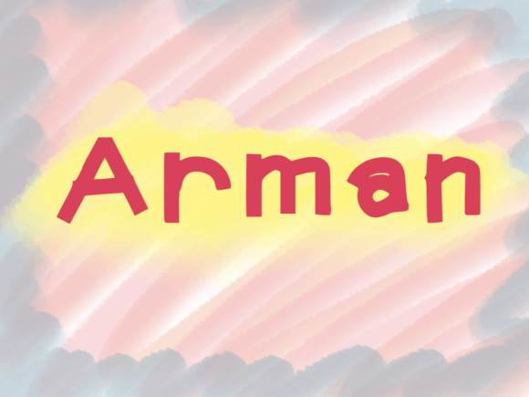 Arman: A Simple Modern Display Font for Web Designers