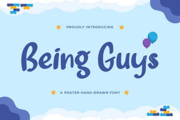 Being Guys: A Hand-Drawn Display Font for Editorial Charm