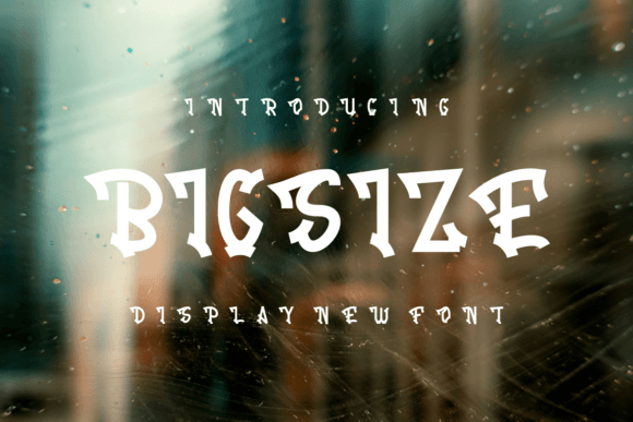 Big Size Font for Playful Editorial Design