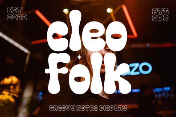Cleo Folk: A Display Font with Hand-Drawn Soul