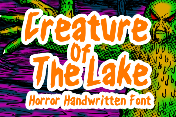 Creature of the Lake: A Horror Display Font for Web Design