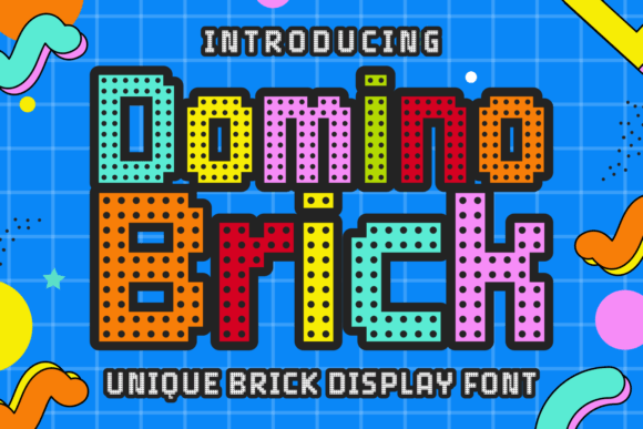Domino Brick: A Playful Display Font for Joyful Web Designs