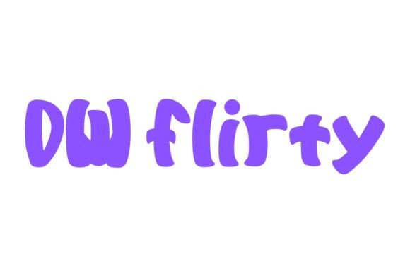 Dw Flirty Handwritten Font for Digital Brand Personality
