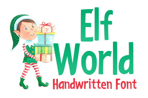Elf World: A Whimsical Display Font for Digital Designers