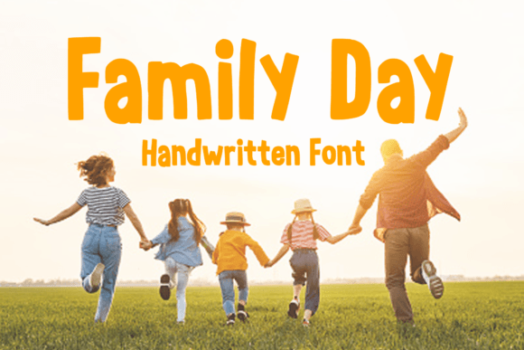 Family Day Display Font: A Cheerful Typeface for Branding