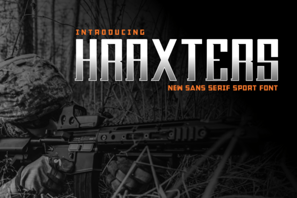 Hraxters: A Modern Display Typeface for Web Design