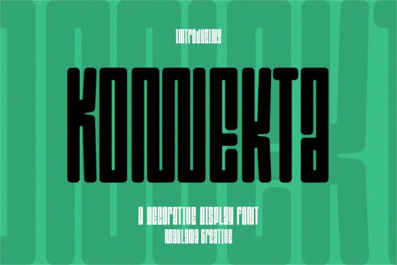 Konnekta: A Condensed Display Font for Impactful Campaign Design