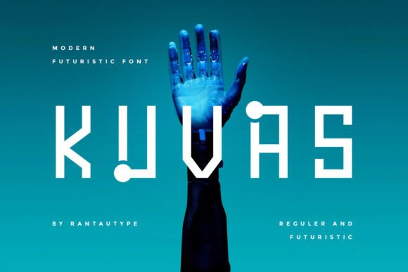 Kuvas: A Futuristic Display Font for Makers