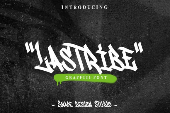 Lastribe: An Urban Display Font for Handmade Sellers