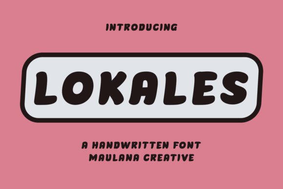 Lokales: A Handwritten Display Font for Editorial Design