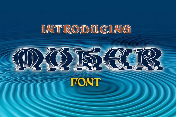 Moher: A Celtic Display Font for Bold Branding Projects