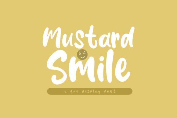 Mustard Smile: A Playful Display Font for Web Designers