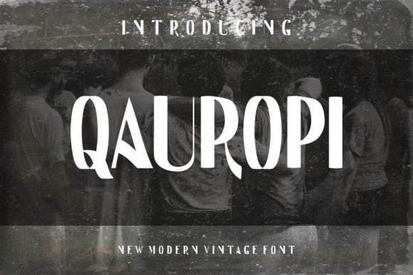 Qauropi: A Display Font for Modern Campaign Design