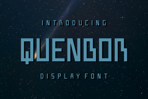 Quenbor Font: A Cool, Modern Typeface for Editorial Projects
