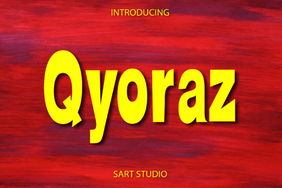 Qyoraz: A Display Font That Gives Your Brand Instant Personality
