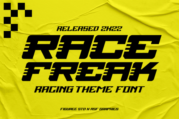 Race Freak: A Bold Display Font for Modern Campaigns