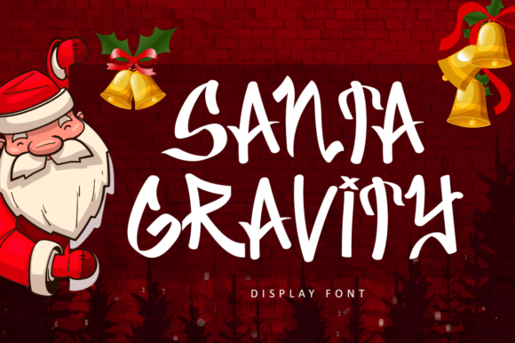 Santa Gravity: A Display Font for Holiday Editorial Design