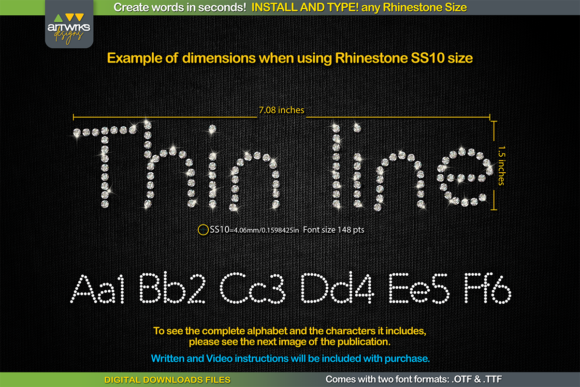 Thin Line Display Font for Modern Web Design Projects