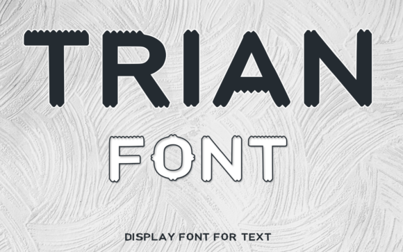 Trian: A Sharp Font for Brand Builders