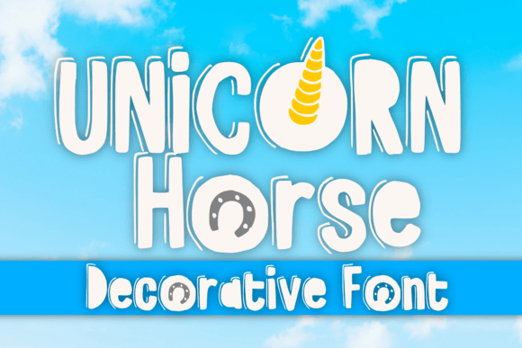 Unicorn Horse: A Mythical Display Font for Playful Brands