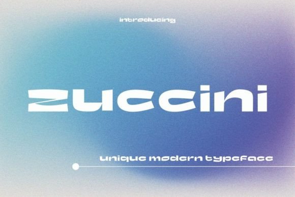 Zuccini: A Sleek Display Font for Campaign-Ready Visuals